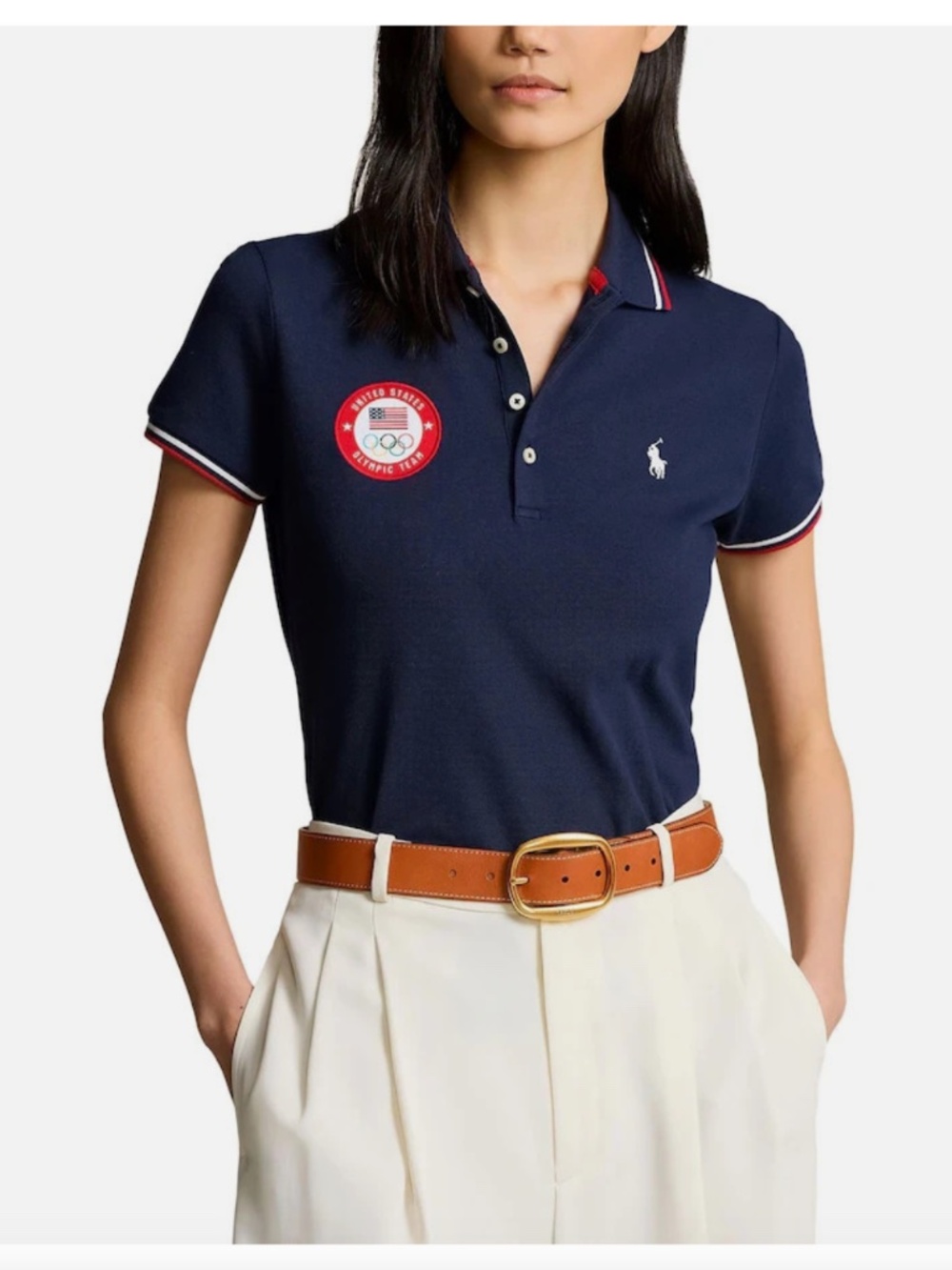 Polo Ralph Lauren Women's XS 2024 Summer Olympics Team USA Polo Navy NWT